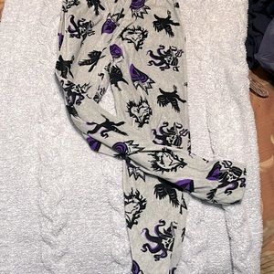 NWOT girls 7/8 joggers graphic artistic BOLD designs purple black